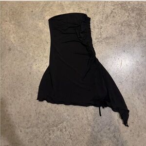 Tiger Mist Strapless Black Dress